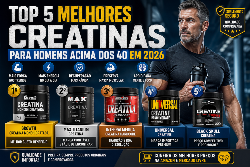 top 5 creatina