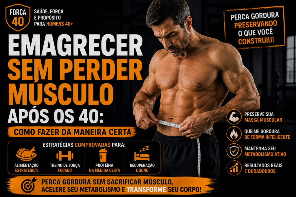 Emagrecer e preservar músculo após os 40