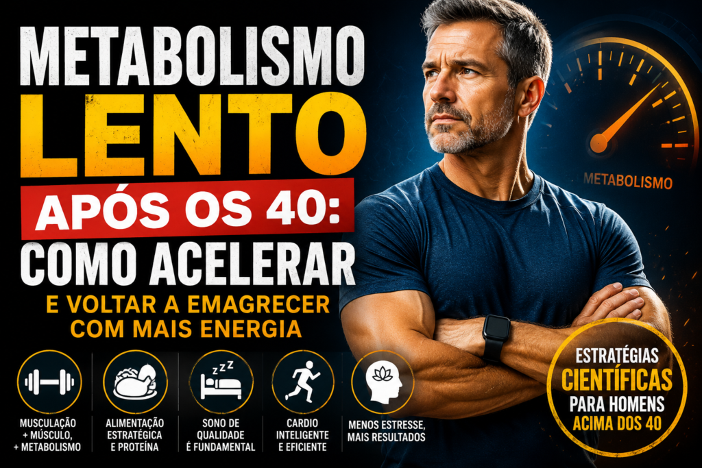 Estratégias de metabolismo para homens 40+