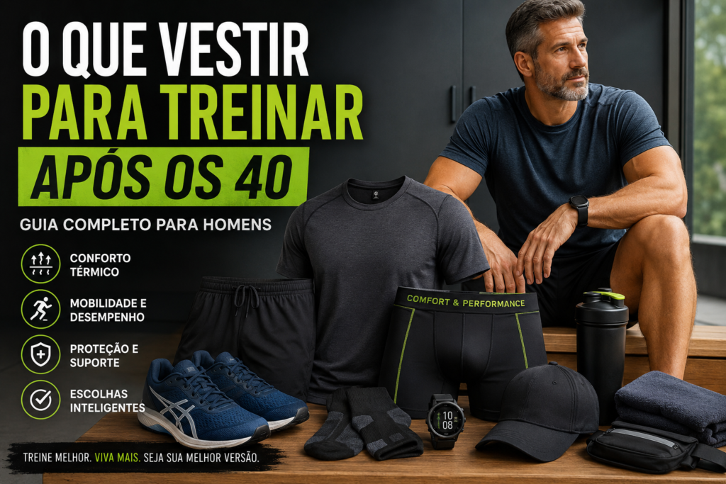 Guia de vestuário para treinos após os 40