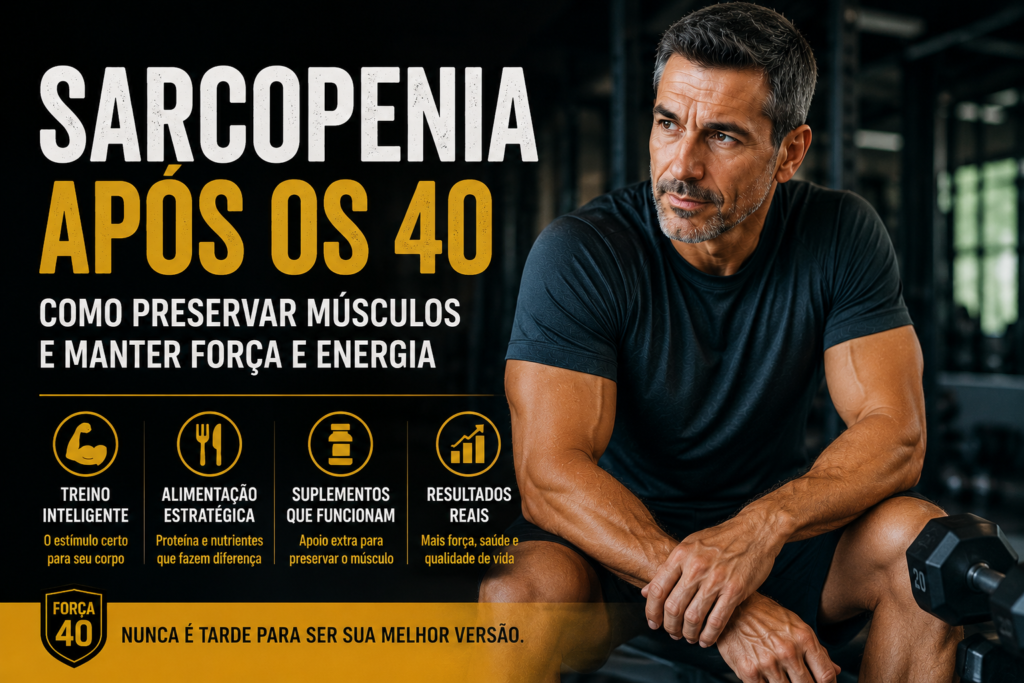 Sarcopenia após os 40: Preserve sua força