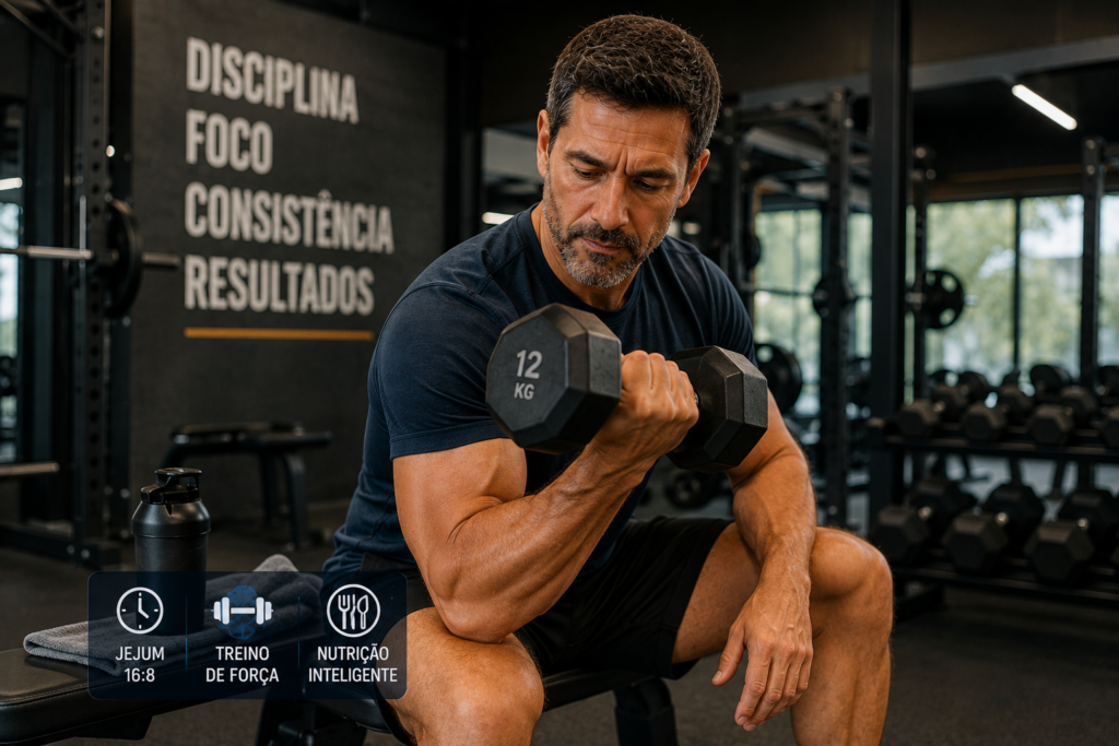 Foco e disciplina no treino