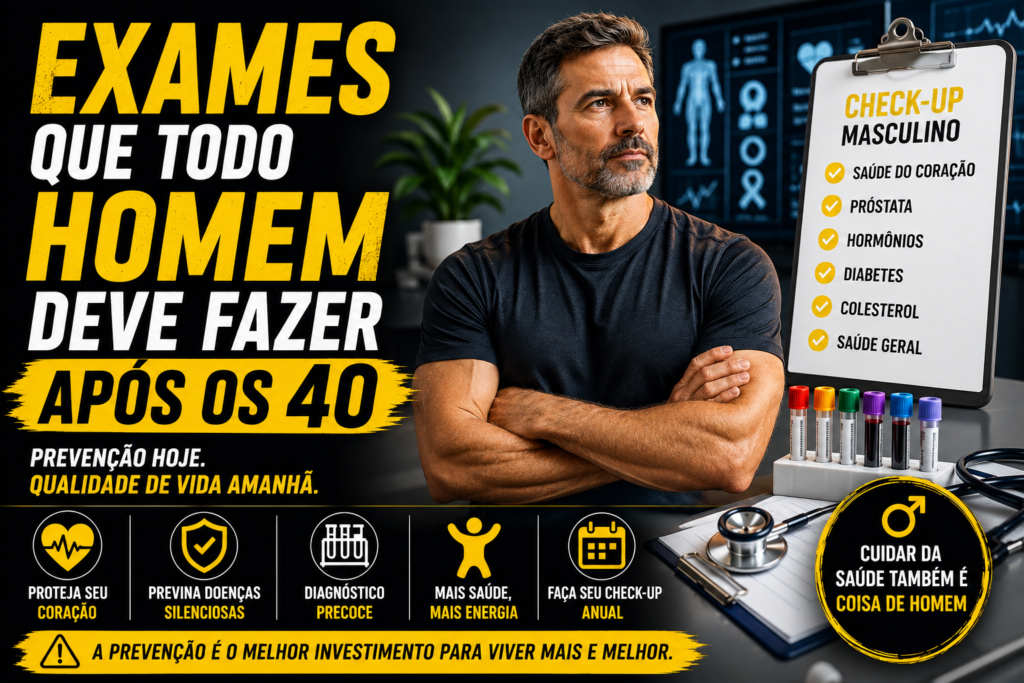 Cuide da sua saúde após os 40