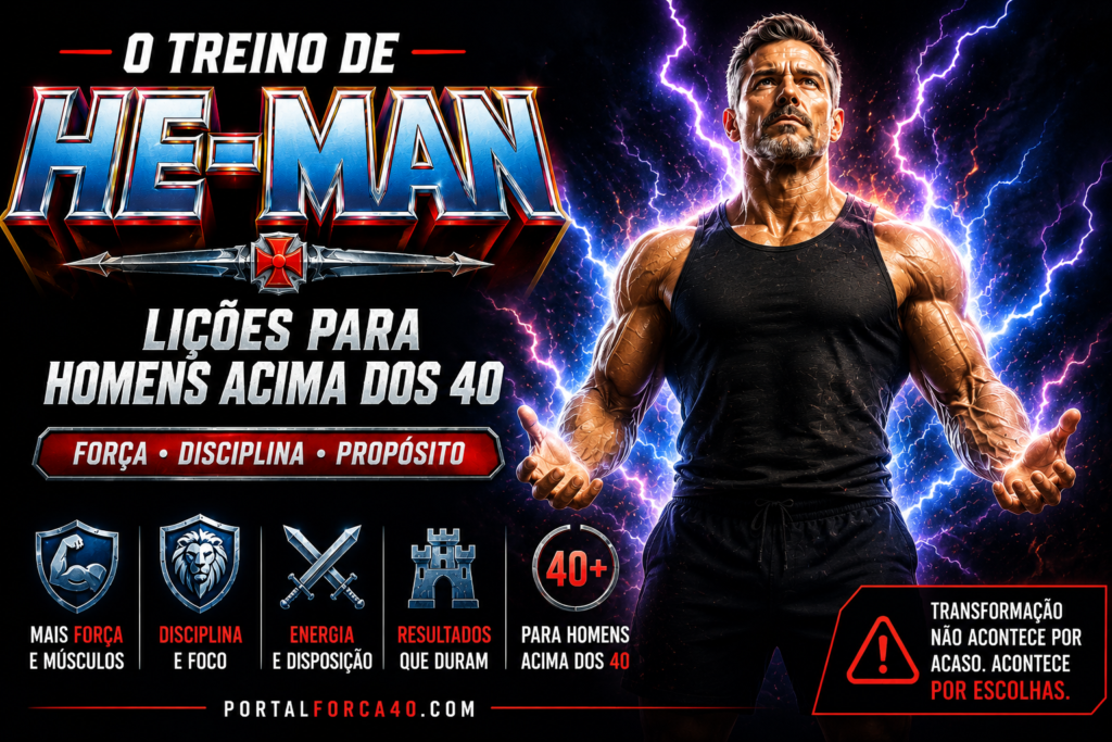 Treino de herói para homens 40+