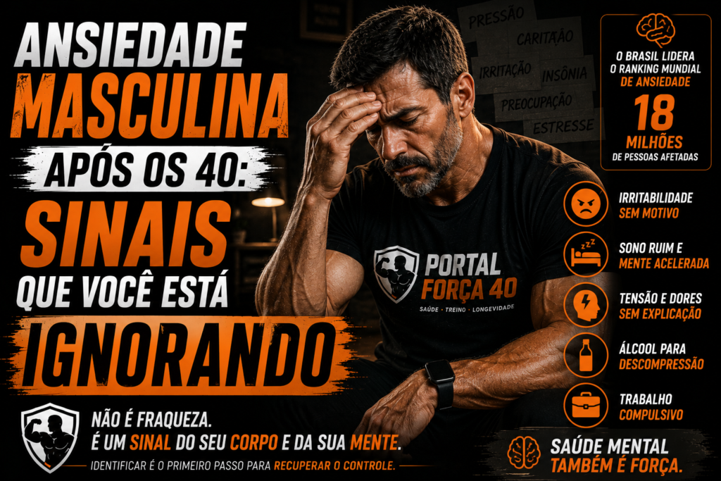 Ansiedade masculina após os 40