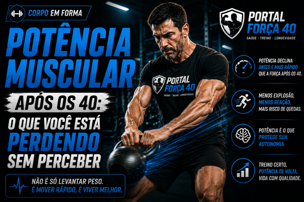 Potência muscular após os 40