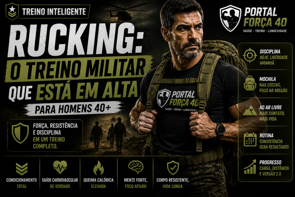 Treino militar para homens 40+