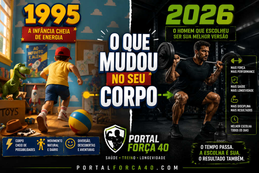 Transformação de infância para a transformação física