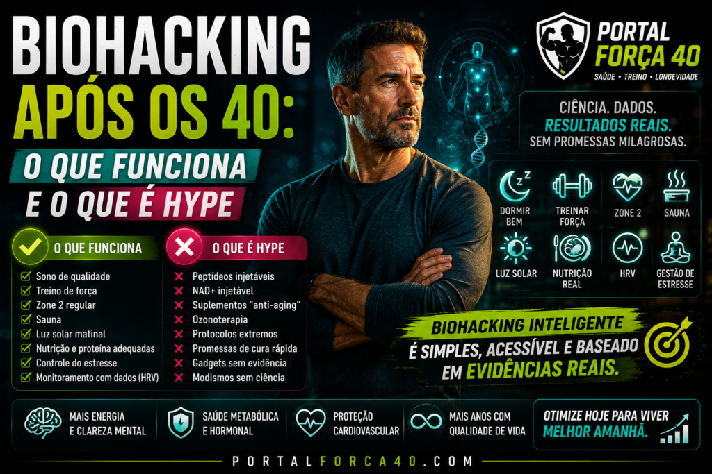 Biohacking após os 40 anos