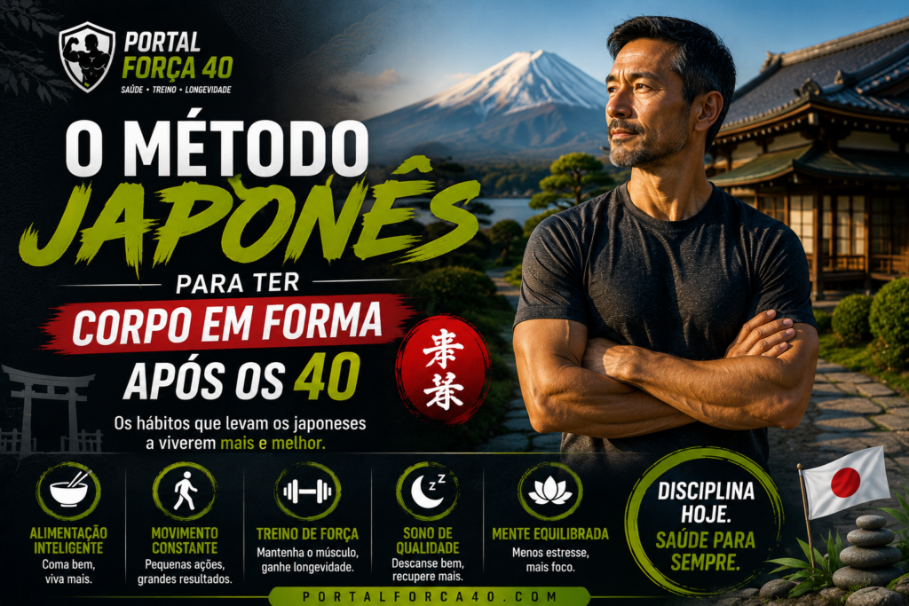 Método japonês para corpo em forma