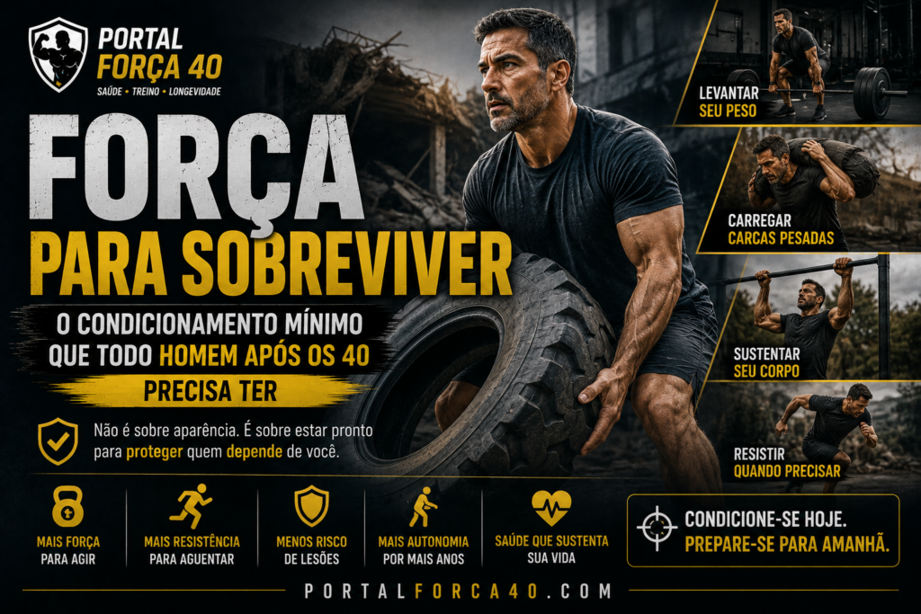 Força para sobreviver aos 40+