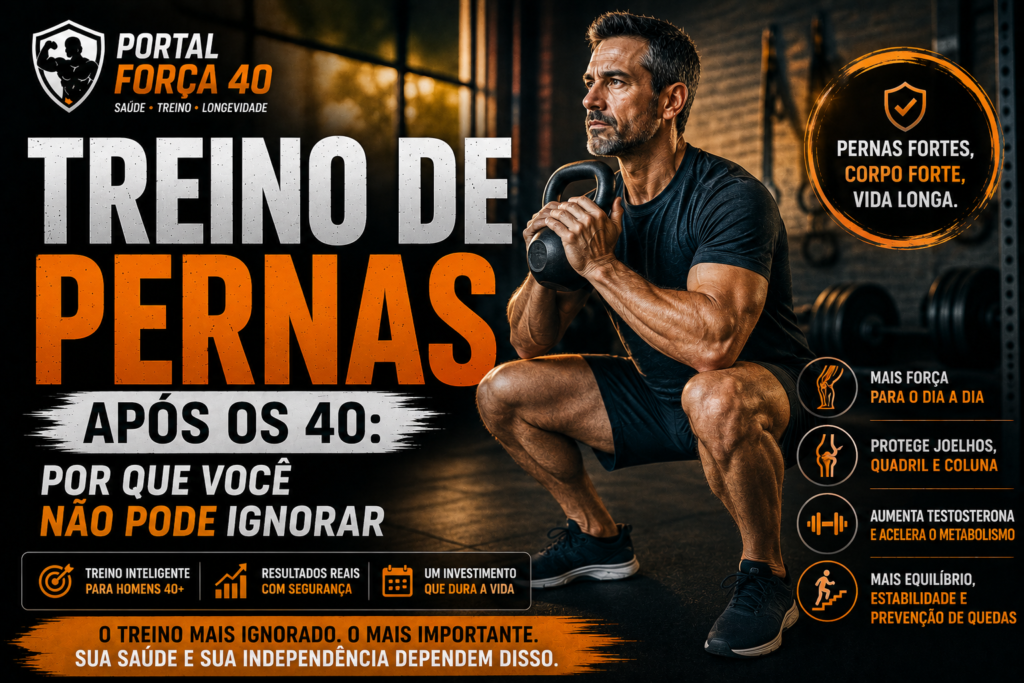 Treino de pernas após os 40