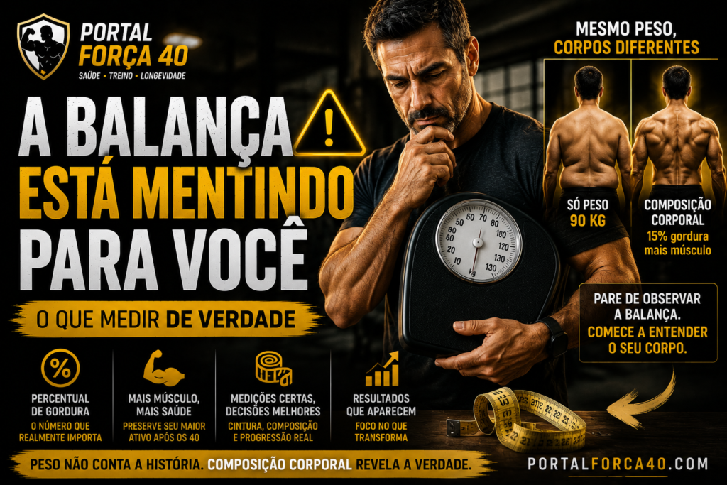 A balança está mentindo para você