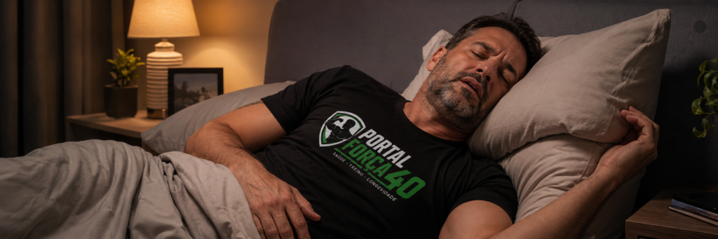 "apneia do sono homens 40 anos sinais diagnóstico sono fragmentado ronco"