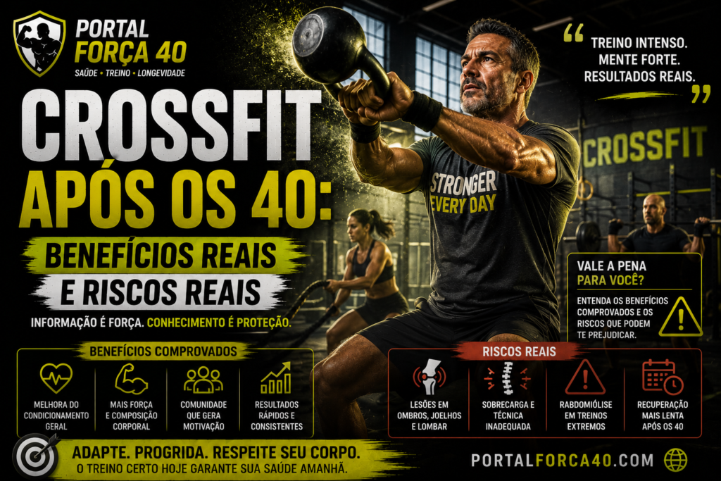 Saúde, treino e longevidade após os 40