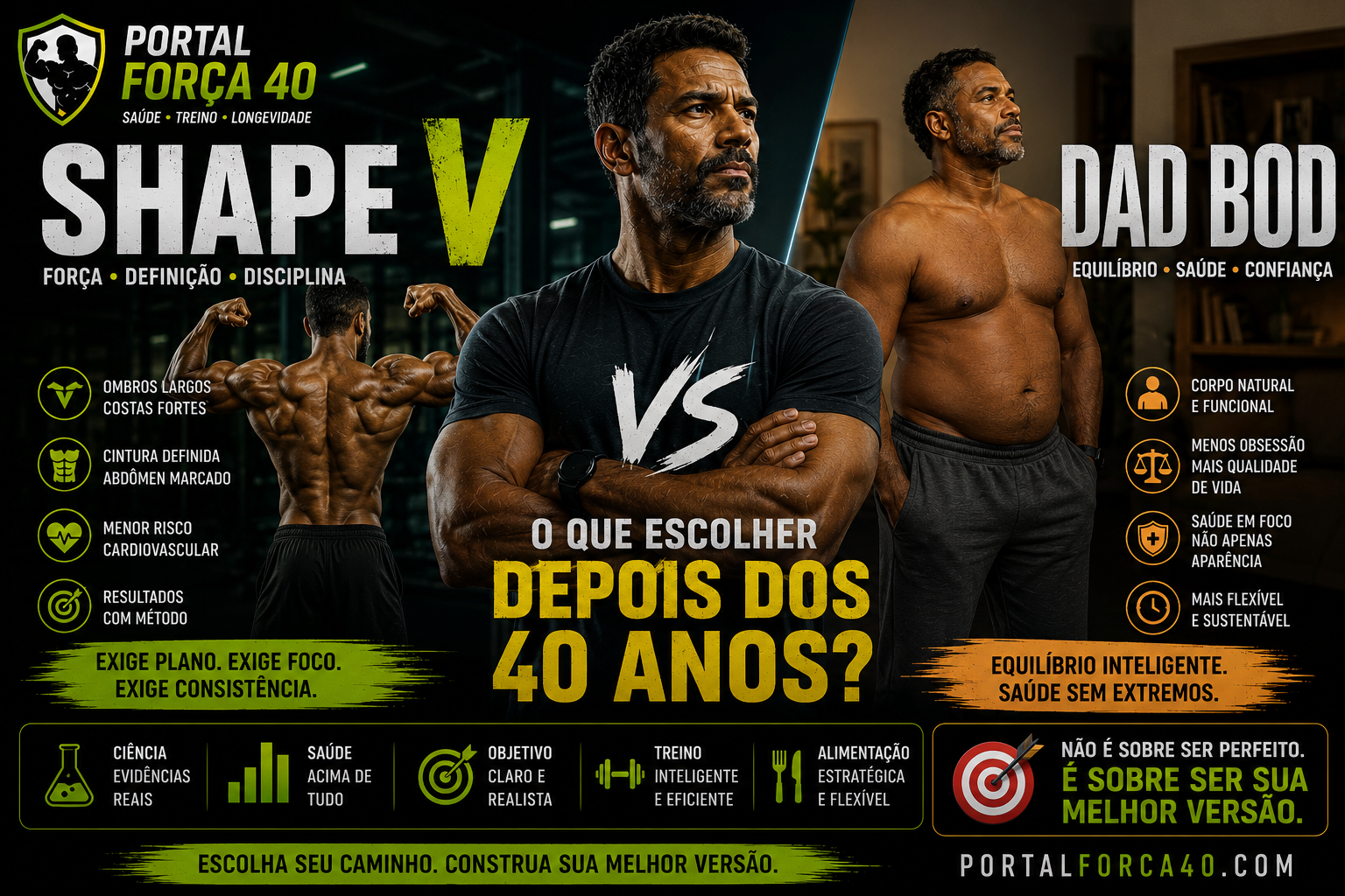 Shape V vs Dad Bod: qual você escolhe?