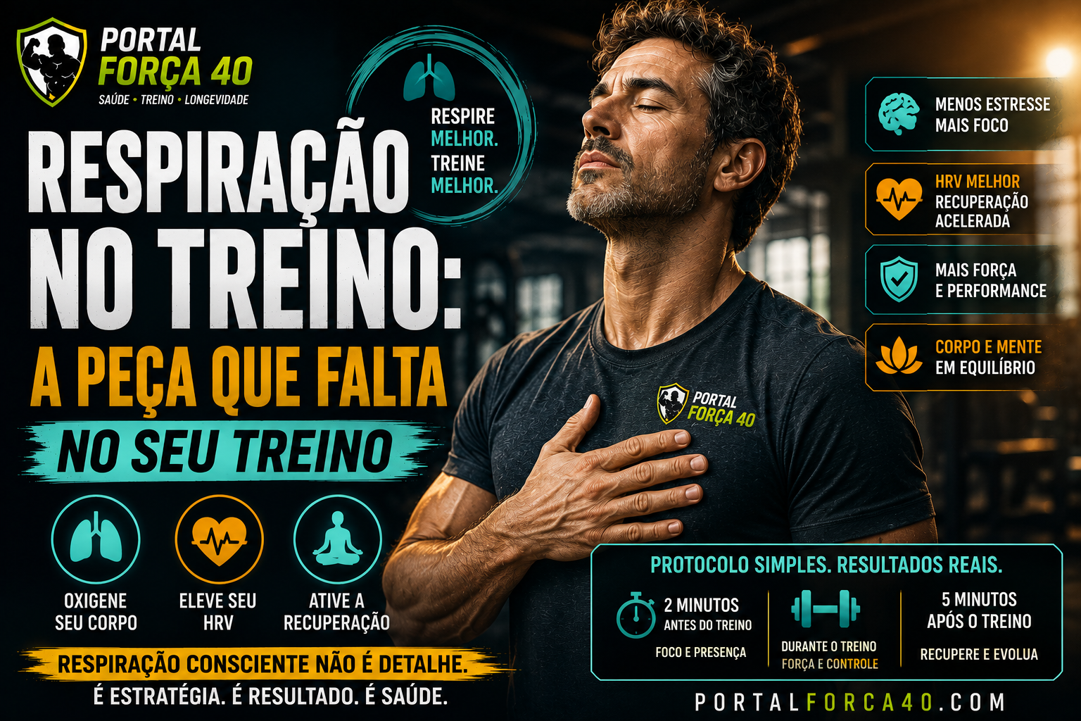 Respiração no treino: o poder da estratégia