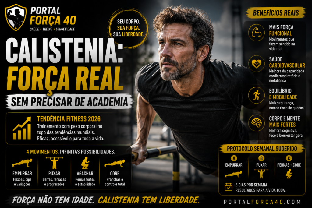Força real na calistenia